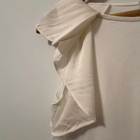 Theory Ruffle Sleeve Top - Picture 4 of 10